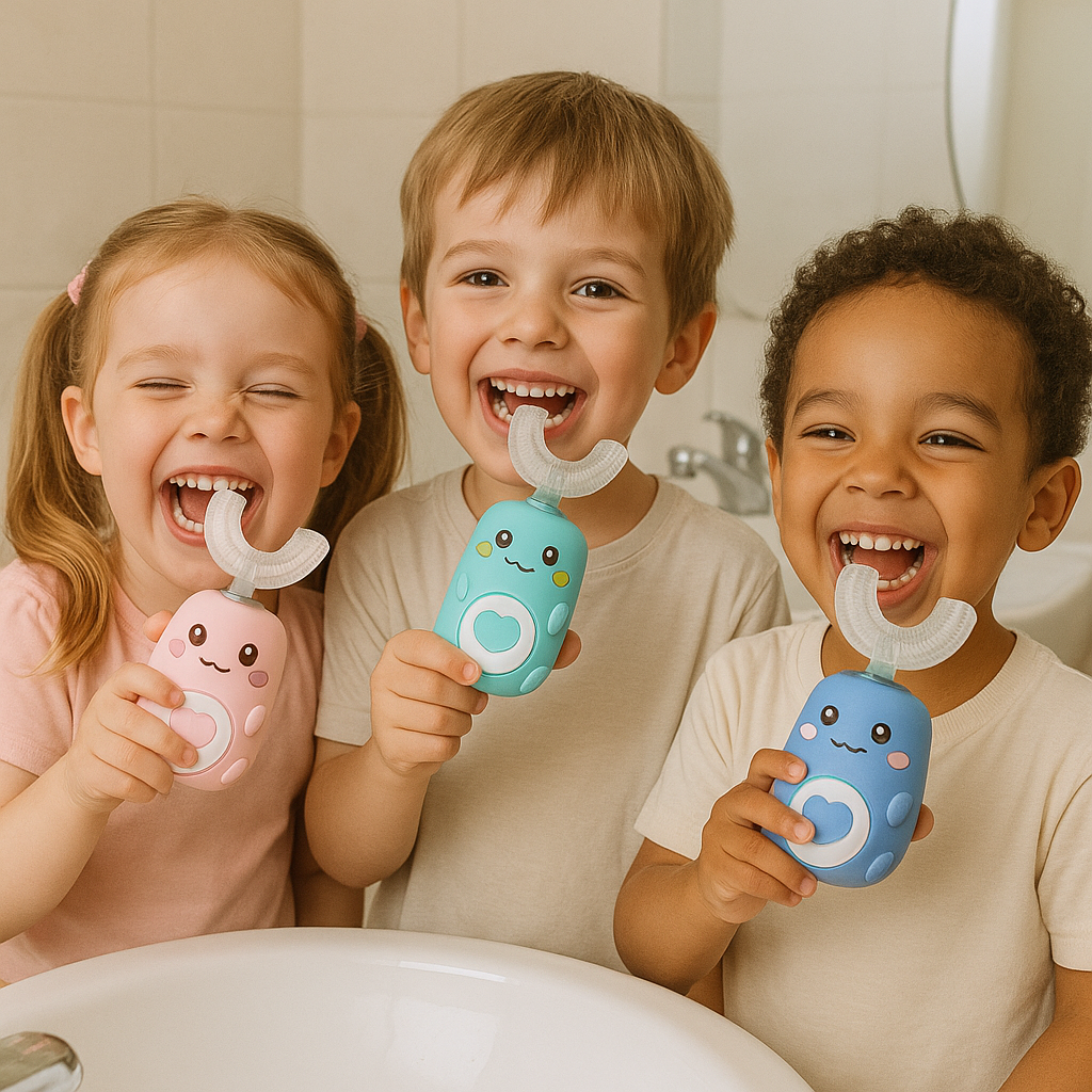 MamaMomo™ Kindertandenborstel schattig, snel & zacht!